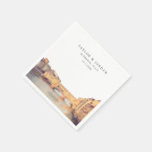 フィレンツェ結婚イタリア紙カクテルナプキン スタンダードカクテルナプキン (角)