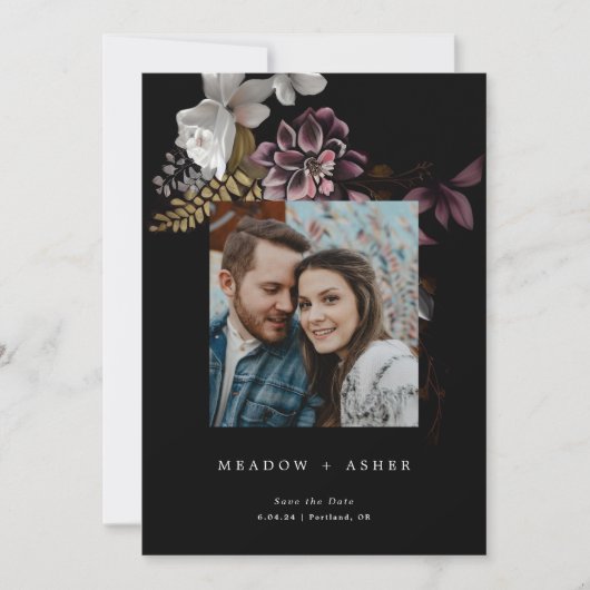 フィレンツェ結婚式の日付の保存 セーブザデート (正面)