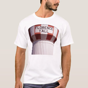 フィレンツェ給水塔の薄い色のTシャツ Tシャツ
