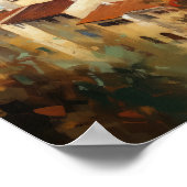 フィレンツェ絵画イタリア美術プリントポスター ポスター (角)