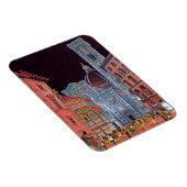 フィレンツェ芸術的イタリア通りシーンwithドゥオーモ マグネット (右側)