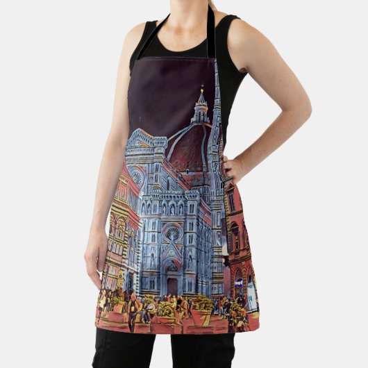 フィレンツェ芸術的イタリア エプロン (インサイチュ)