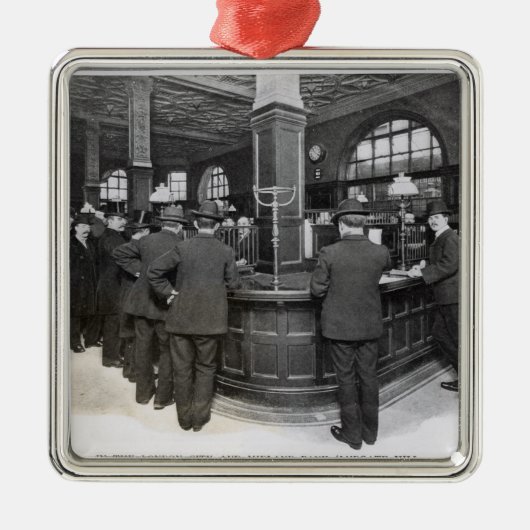 フィレンツェ銀行 メタルオーナメント (正面)