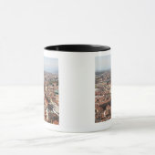 フィレンツェ、の上からイタリアの眺め マグカップ (中央)