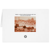 フィレンツェ – アンティークフローレンスパノラマビュー1859 (裏面横)