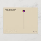 フィレンツェ – アンティークフローレンスパノラマビュー1859 ポストカード (裏面)