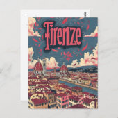 フィレンツェ・アート ポストカード (正面/裏面)