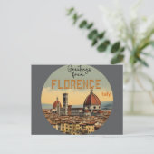 フィレンツェ・イタリアからの挨拶 ポストカード (スタンド正面)