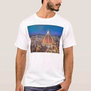 フィレンツェ、イタリアの大教会堂 Tシャツ
