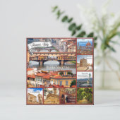 フィレンツェ、イタリアの旅行 カード (スタンド正面)