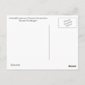 フィレンツェ、イタリアの日没 ポストカード (裏面)