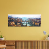 フィレンツェ・イタリアの橋 キャンバスプリント (インサイチュ (リビング))