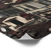 フィレンツェ・イタリアの橋 ポスター (角)