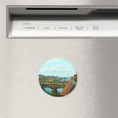 フィレンツェ、イタリアショッピング橋 マグネット (インサイチュ (食洗機))