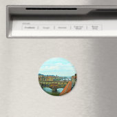 フィレンツェ、イタリアショッピング橋 マグネット (インサイチュ (食洗機))