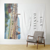 フィレンツェ イタリアン ウェディング フォト バックドロップ タペストリー (インサイチュ(横))