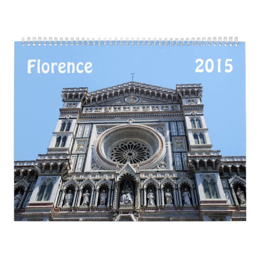 フィレンツェ、イタリア2015年カレンダー カレンダー (カバー)
