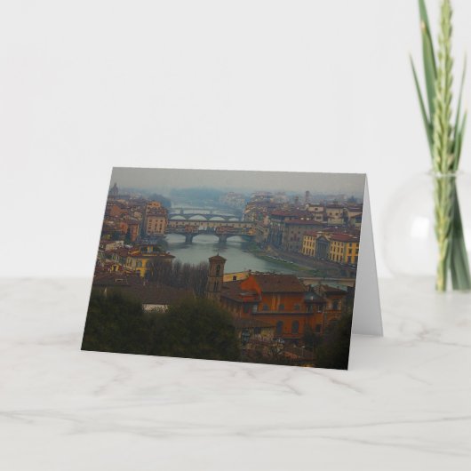 フィレンツェ、イタリア カード (正面)