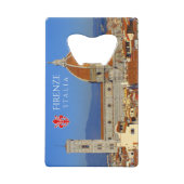 フィレンツェ、イタリア クレジットカード栓抜き (裏面)