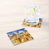 フィレンツェ・イタリア  スクエアペーパーコースター (インサイチュ)