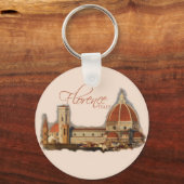 フィレンツェ、イタリア：ドゥオモ キーホルダー (正面)