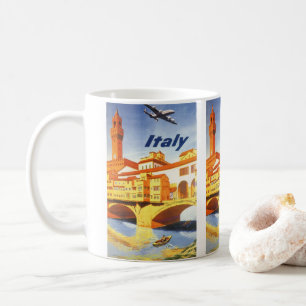 フィレンツェ イタリア ポンテヴェッキオ橋 ヴィンテージ旅行 コーヒーマグカップ