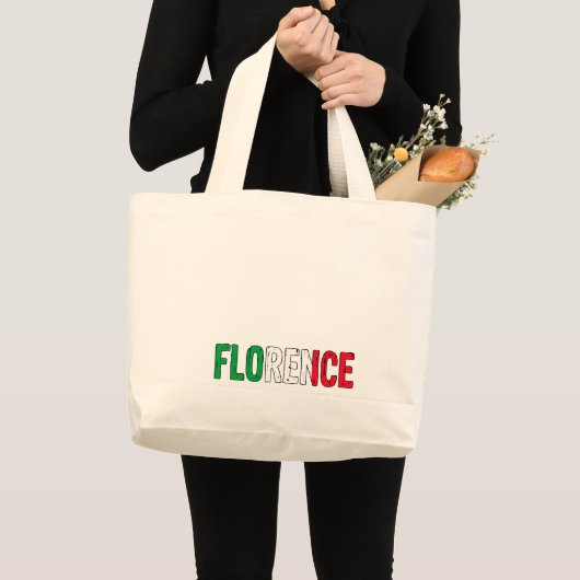 フィレンツェ・イタリア ラージトートバッグ (正面(商品))