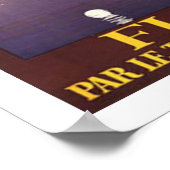 フィレンツェ，イタリア，ヴィンテージ旅行ポスター ポスター (角)