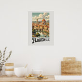 フィレンツェ イタリア ヴィンテージ旅行 ポスター (キッチン)