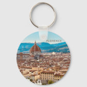 フィレンツェ イタリア 旅行 お土産 写真 キーチェーン (正面)