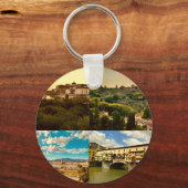フィレンツェ イタリア 旅行 お土産 写真 キーチェーン (裏面)