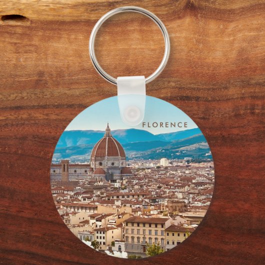 フィレンツェ イタリア 旅行 お土産 写真 キーチェーン (正面)