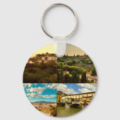 フィレンツェ イタリア 旅行 お土産 写真 キーチェーン (裏面)