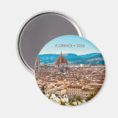 フィレンツェ イタリア 旅行 お土産 写真 冷蔵庫マグネット マグネット (正面/裏面)