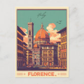 フィレンツェ イタリア 旅行 ギフト ポストカード (正面)