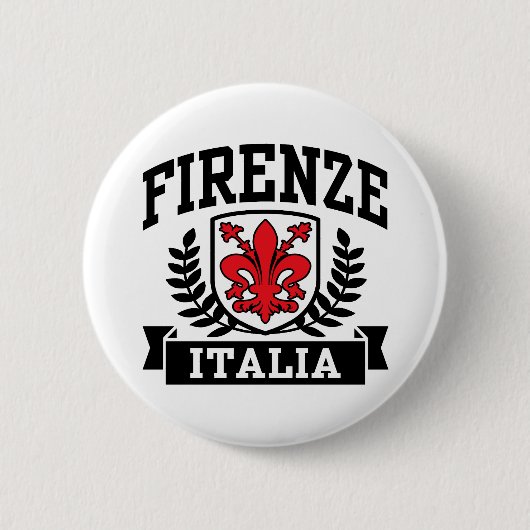 フィレンツェ・イタリア 缶バッジ (正面)