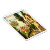 フィレンツェ、イタリア、美しい通りシーンヴィンテージポー マグネット (右側)