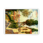 フィレンツェ、イタリア、美しい通りシーンヴィンテージポー マグネット (横)