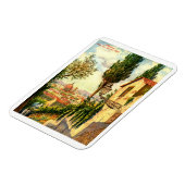 フィレンツェ、イタリア、美しい通りシーンヴィンテージポー マグネット (左側)