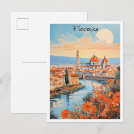 フィレンツェ イタリア 芸術 旅行 ポストカード