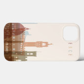 フィレンツェ、イタリア|都市スカイライン Case-Mate iPhoneケース (裏面 (横))