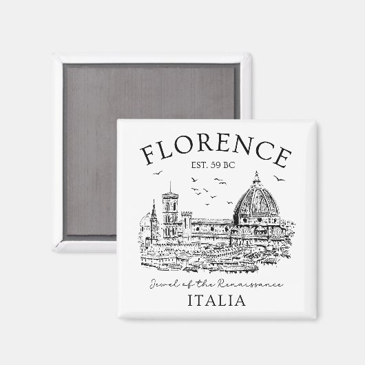 フィレンツェ イタリア  – Firenze イタリアのお土産 マグネット (正面/裏面)