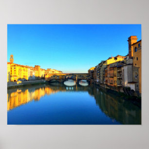フィレンツェ、イタリア- Ponte Vecchio ポスター