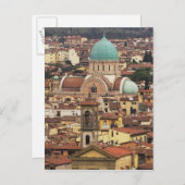 フィレンツェ,イタリアPiazzaから表示 ポストカード (正面/裏面)