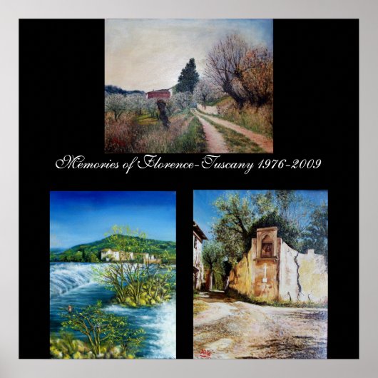 フィレンツェ・トスカーナの記憶 ポスター (正面)