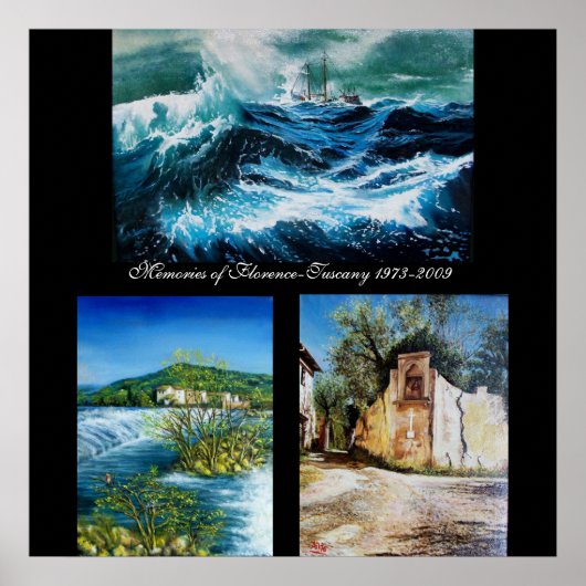 フィレンツェ・トスカーナの記憶 ポスター (正面)