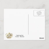 フィレンツェ・ドゥオモ – バプティストリー ポストカード (裏面)