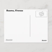 フィレンツェ・ドゥオーモ大聖堂 ポストカード (裏面)