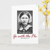 フィレンツェ・ナイチンゲールで行く カード (黄色い花)