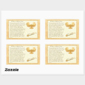 フィレンツェ・ナイチンゲールの誓約 長方形シール (シート)